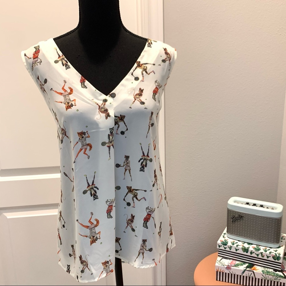 Modcloth Genuine Self Sleeveless Blouse